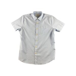Grayers‎ Clothiers Mens Short Sleeve Seersucker Stripe Button Down Shirt M